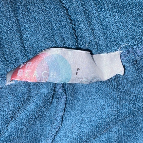 Free People #FPbeach|size S| Teal Joggers | excellent quality |Capri blue Spring - Picture 3 of 7